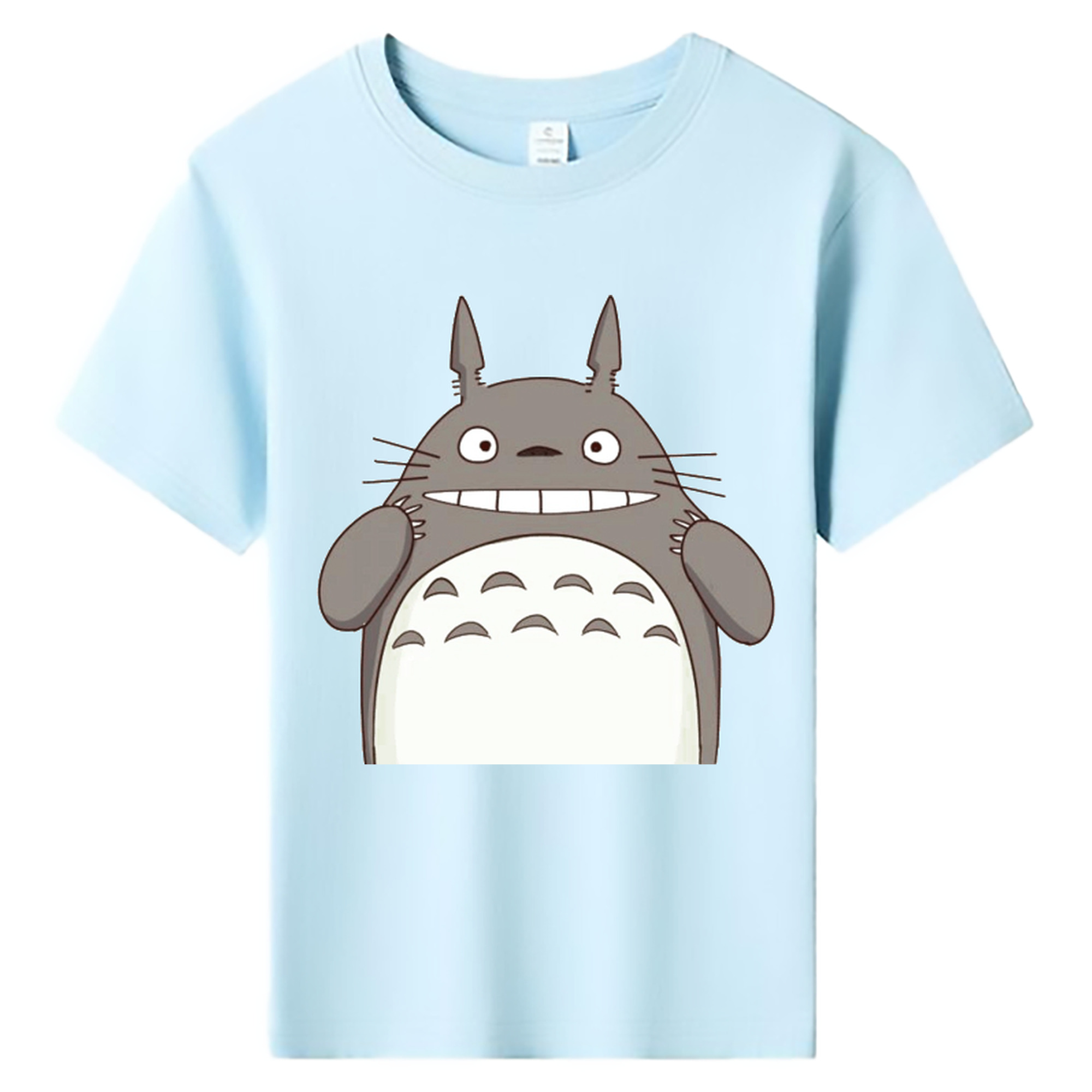 （画像用） となりのトトロ 草壁メイ 草壁サツキ My Neighbor Totoro Satsuki Kusakabe Mei Kusakabe 綿100％キッズTシャツ（フロントプリント）